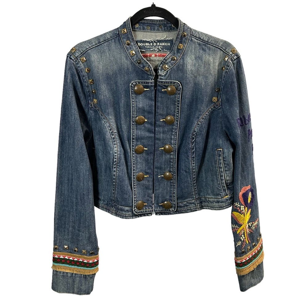 Double D Ranch Studded Embroidered Jacket